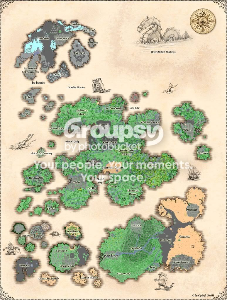 [HighResolution] Tibia Map! | OTLand